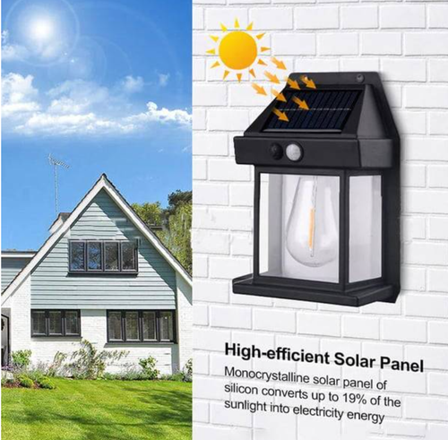 Solar Tungsten Wall Light