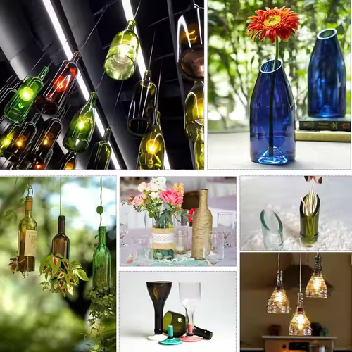 Advanced Glass Bottle Cutter Kit - DIY Glass Bottle Cutter - Beer and Wine Bottle Cutter Tools