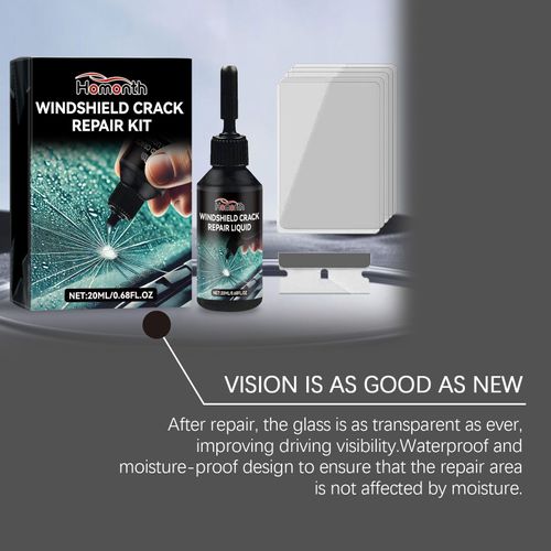 Automotive glass repair fluid