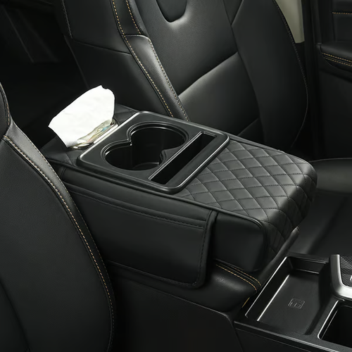 5-in-1 Car Center Console Pad Leather Armrest Pad