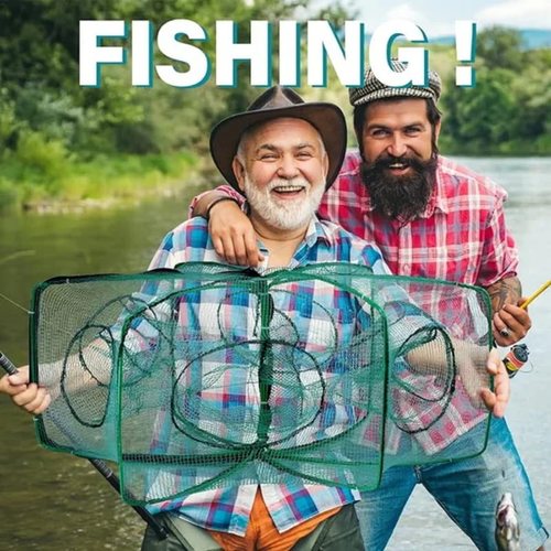 ✨Auto-Foldable Strengthened Fishing Trap Net