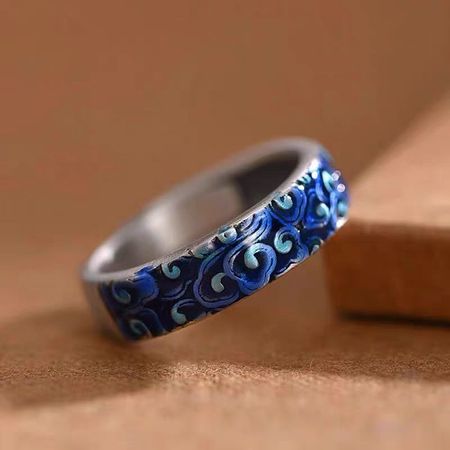 Black Myth: Wukong 999 Sterling Silver Ring - Mythological Niche Jewelry