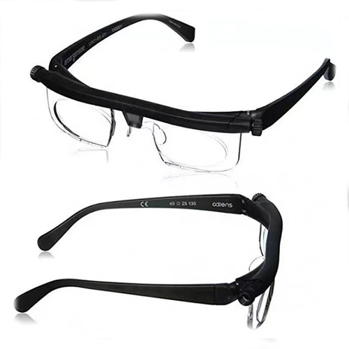 Adjustable Focus Glasses -6D to +3D Self-Adjusting Eyewear for Reading & Distance Vision Unisex Lightweight Glasses
