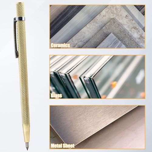 Tungsten Carbide Glass Cutter & Metal Scriber Pen🖊️Tile separation without cutting machine