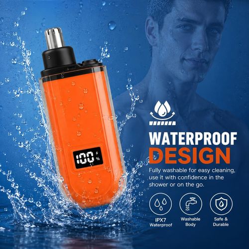 ✨ Portable Electric Nose Hair Trimmer – Safe, Painless & USB Rechargeable