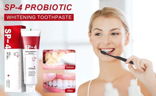 Yayashi SP4 Oral Care Probiotic Whitening Toothpaste 120g – Shine Brighter, Remove Years of Coffee, Tea & Smoking Stains