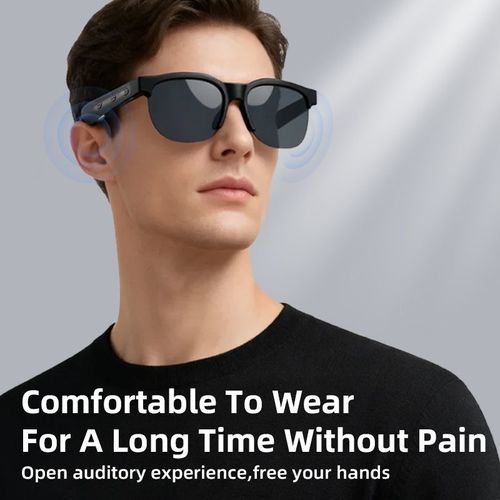 AI Smart Translation Glasses Real-Time Voice Translator Bluetooth Call Smart Sunglasses AI Assistant HD Audio Travel Business Glasses