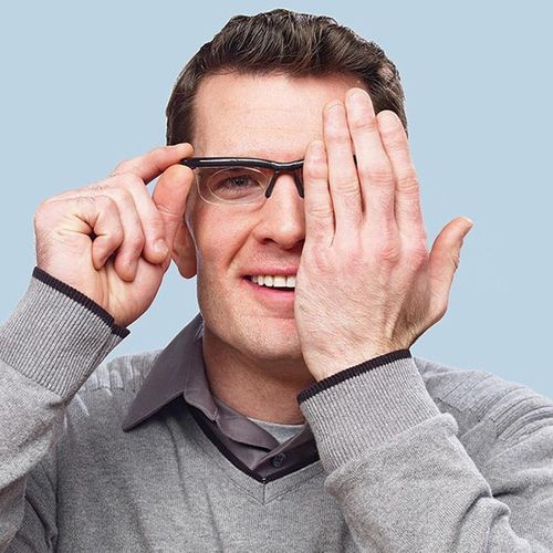 Adjustable Focus Glasses -6D to +3D Self-Adjusting Eyewear for Reading & Distance Vision Unisex Lightweight Glasses