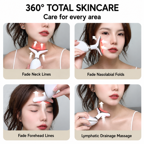 ✨Facial Massager Red Light Beauty Device for Face and Neck Face,Create youthful skin