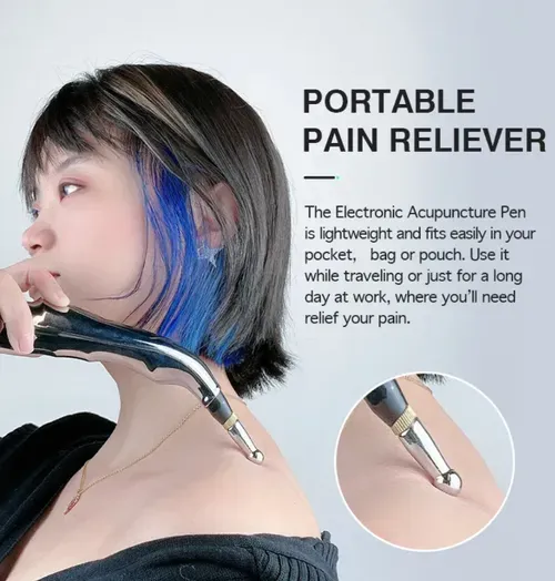 Rechargeable acupuncture pen, 5-in-1 massager, beauty device – a great gift for elders and friends.