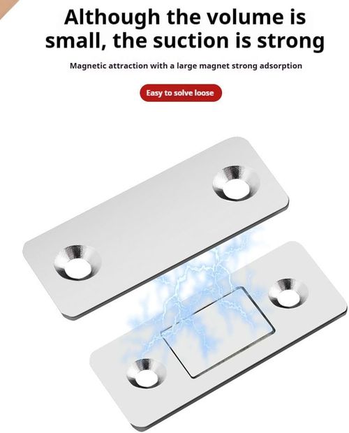 Magnetic Cabinet Catch Set 🧲 2PCS  Strong Door Closure,Magnetic drawer door catches,No-drill installation