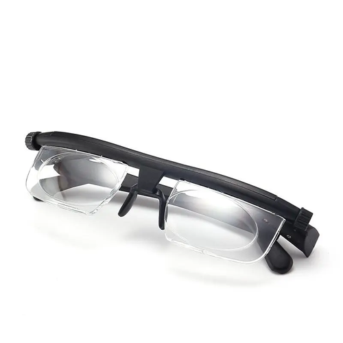 Adjustable Focus Glasses -6D to +3D Self-Adjusting Eyewear for Reading & Distance Vision Unisex Lightweight Glasses