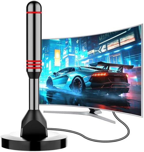 Digital TV Antenna Indoor Outdoor HD 1080P DVB-T2 DTMB Signal Booster TV Antenna with Amplifier Free Local Channels Reception