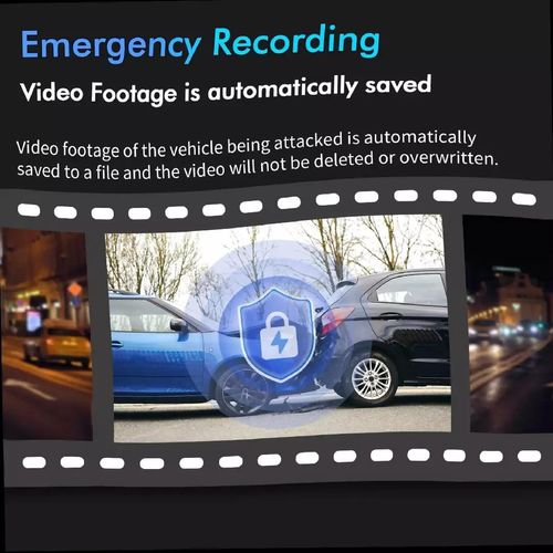 KAWA 1440P Wireless Car Camera with Hands-Free Voice Control.24-hour parking monitoring