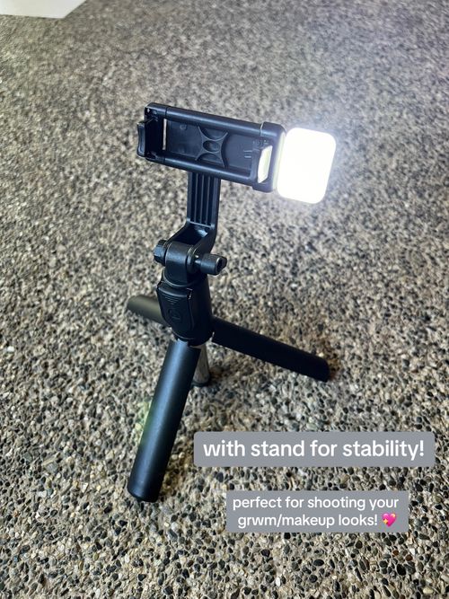 📸 1.7M Selfie Stick Tripod with Bluetooth Remote & LED Fill Light,Suitable for live streaming and outdoor photography