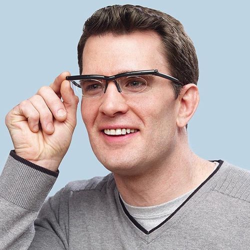 Adjustable Focus Glasses -6D to +3D Self-Adjusting Eyewear for Reading & Distance Vision Unisex Lightweight Glasses