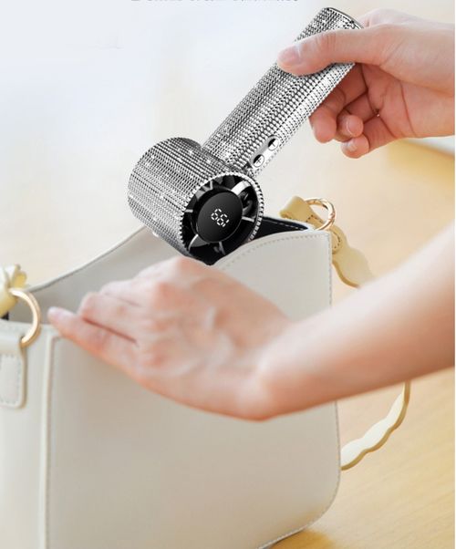 🔥 Luxury Diamond Mini Fan – Portable handheld fan, keeping you cool and elegant at all times💎