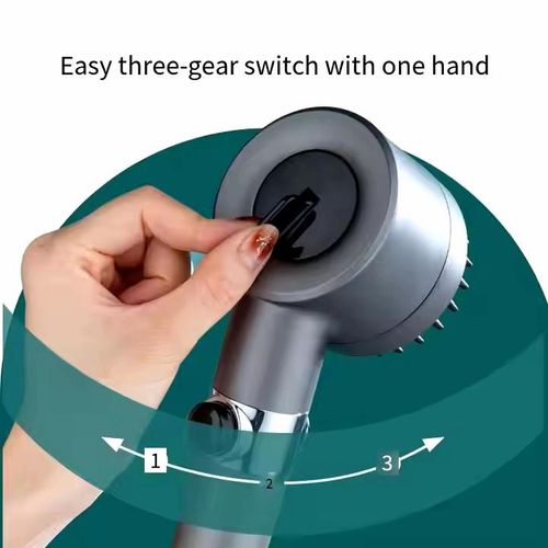 High Pressure Shower Head SUS304 Stainless Steel Handheld Bathroom Shower Set Multi Function Spray Filter Water Saving Shower Kit