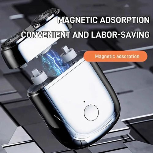 2025 New Upgrade Pocket Shaver USB Mini Shavers for Men Rechargeable Waterproof Compact Electric Razor for Home, Car, Travel