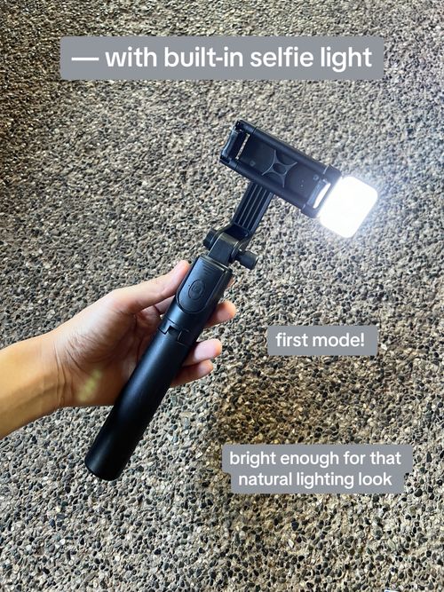 📸 1.7M Selfie Stick Tripod with Bluetooth Remote & LED Fill Light,Suitable for live streaming and outdoor photography