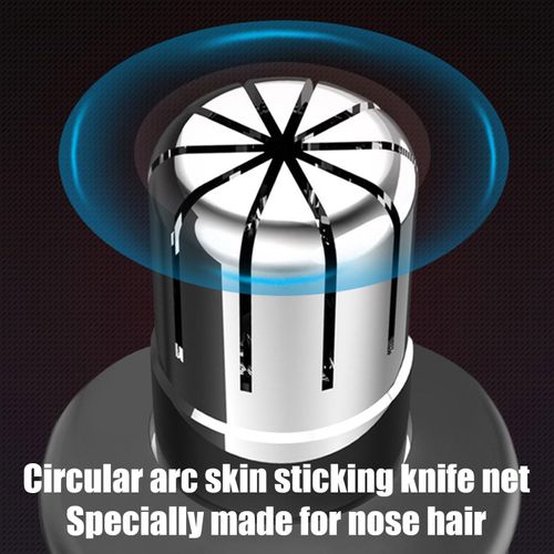 Electric Nose Hair Trimmer Waterproof USB Rechargeable Painless Ear Nose Grooming Device Portable Men Women Personal Care Trimmer