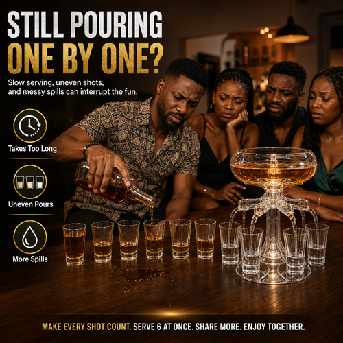 💥MEGA SALE💥 COD！Friends' Gathering, Party, Dinner, Wine Glasses, Pouring Set, 6-Piece Shot Glass Set, Entertainment Pouring Set.Nairobi Inventory | Ships in 48 Hours | 7-Day No-Questions-Asked Returns and Exchanges. Cash-on-Delivery orders will be shipped from our Nairobi warehouse within 48 hours. Delivery takes 1–3 business days.