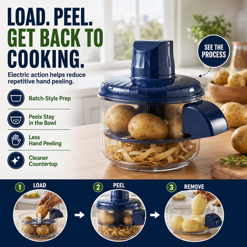 ⭐BIG DISCOUNT⭐ COD！Fully Automatic Home Fruit and Vegetable Peeler, Electric Fruit Peeler, Green Grape Peeling Tool, Garlic Peeler.Nairobi Inventory | Ships in 48 Hours | 7-Day No-Questions-Asked Returns and Exchanges. Cash-on-Delivery orders will be shipped from our Nairobi warehouse within 48 hours. Delivery takes 1–3 business days.