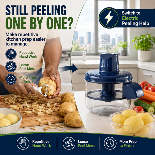 ⭐BIG DISCOUNT⭐ COD！Fully Automatic Home Fruit and Vegetable Peeler, Electric Fruit Peeler, Green Grape Peeling Tool, Garlic Peeler.Nairobi Inventory | Ships in 48 Hours | 7-Day No-Questions-Asked Returns and Exchanges. Cash-on-Delivery orders will be shipped from our Nairobi warehouse within 48 hours. Delivery takes 1–3 business days.