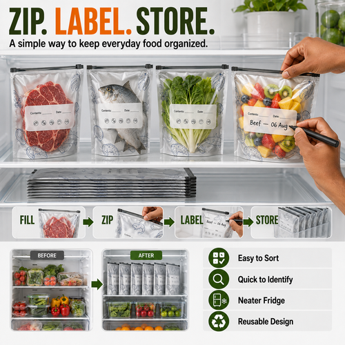 ⚡BIG SALE⚡ COD！Aluminum Foil Food Storage Bags: Thickened, Extra-Large, Food-Grade Zipper Bags—Specialized Storage Bags for Refrigerators and Freezers Nairobi Inventory | Ships in 48 Hours | 7-Day No-Questions-Asked Returns and Exchanges. Cash-on-Delivery orders will be shipped from our Nairobi warehouse within 48 hours. Delivery takes 1–3 business days.