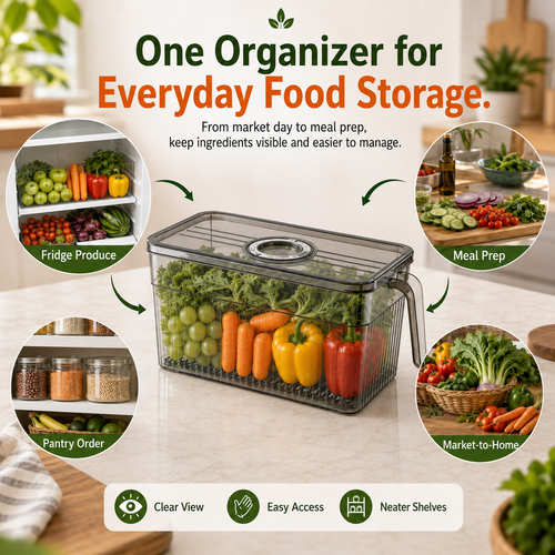 📢HOT SALE📢 COD！Refrigerator Food Storage Containers—Food-Grade Kitchen-Specific Vegetable, Fruit, and Egg Freezer Storage Organizers with Handles.Nairobi Inventory | Ships in 48 Hours | 7-Day No-Questions-Asked Returns and Exchanges. Cash-on-Delivery orders will be shipped from our Nairobi warehouse within 48 hours. Delivery takes 1–3 business days.