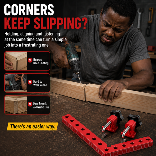 🏷️HOT DEAL🏷️ COD！Carpentry Right-Angle Clamp, Panel Clamping Clamp, 90-Degree Right-Angle Positioning Ruler, Aluminum Alloy Height Gauge.Nairobi Inventory | Ships in 48 Hours | 7-Day No-Questions-Asked Returns and Exchanges. Cash-on-Delivery orders will be shipped from our Nairobi warehouse within 48 hours. Delivery takes 1–3 business days.