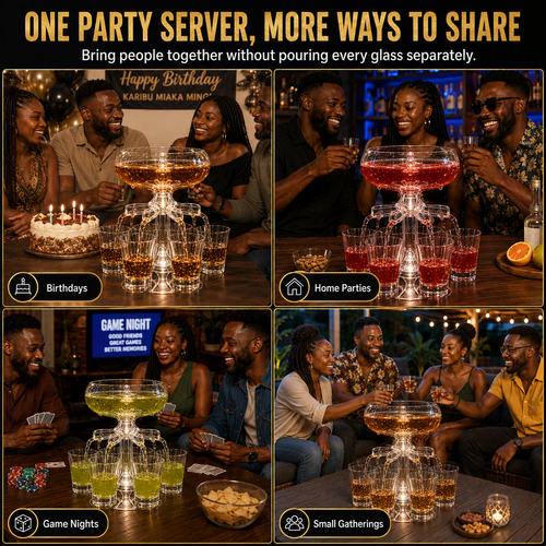 💥MEGA SALE💥 COD！Friends' Gathering, Party, Dinner, Wine Glasses, Pouring Set, 6-Piece Shot Glass Set, Entertainment Pouring Set.Nairobi Inventory | Ships in 48 Hours | 7-Day No-Questions-Asked Returns and Exchanges. Cash-on-Delivery orders will be shipped from our Nairobi warehouse within 48 hours. Delivery takes 1–3 business days.