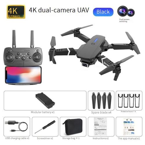 e88 drone professional aerial photography long endurance Comes with two batteries