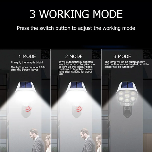 Outdoor Motion Sensor Solar Lights