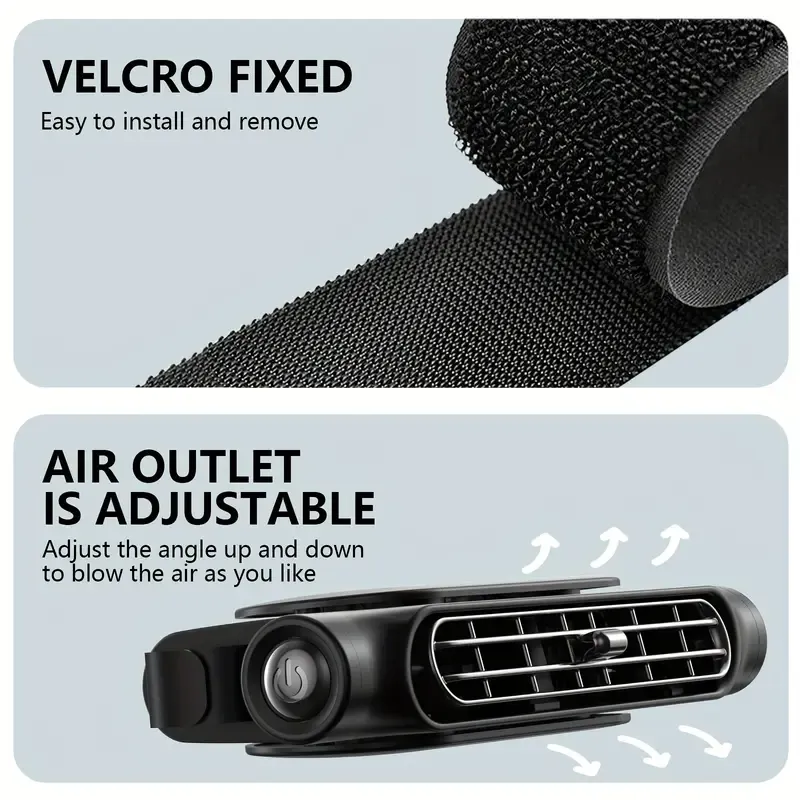 Car seat fan USB plug-in