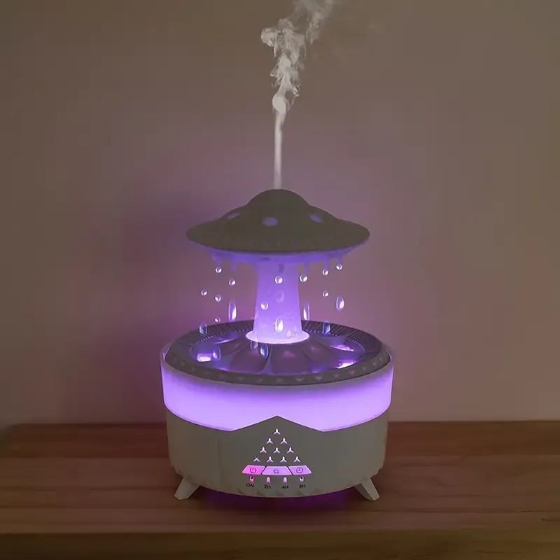 14 Lavender Aromatherapy Humidifier with Remote Control（薰衣草香薰加湿器带遥控器）