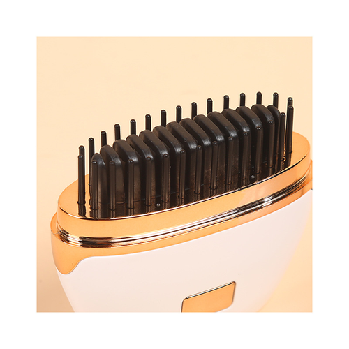 Portable Rechargeable Cordless Hair Straightening Brush — Gentle, Damage-Free Styling Comb