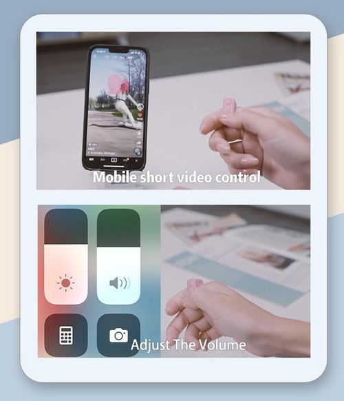 Scrolling remote control ring scroller page turner