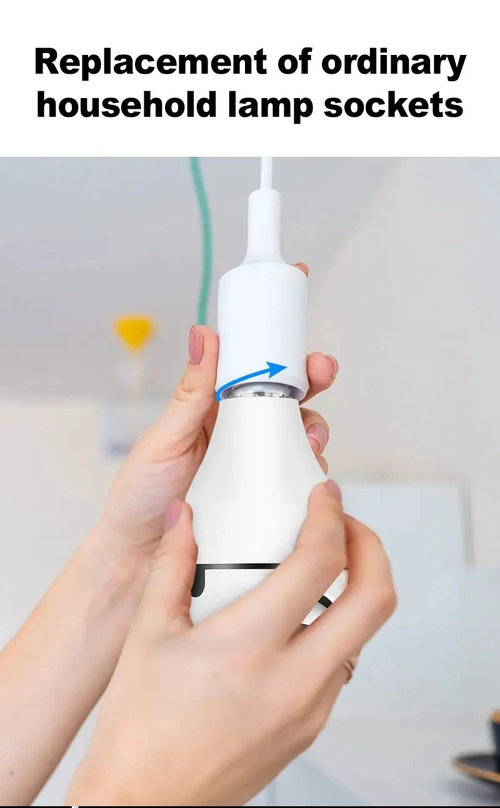 Light Bulb Camera Wireless WiFi Indoor Panoramic HD