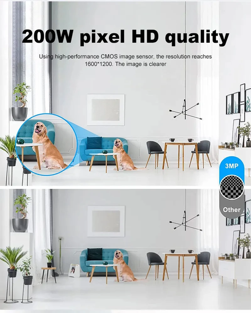 Light Bulb Camera Wireless WiFi Indoor Panoramic HD