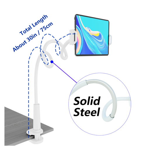 Mobile phone and tablet stand for bed