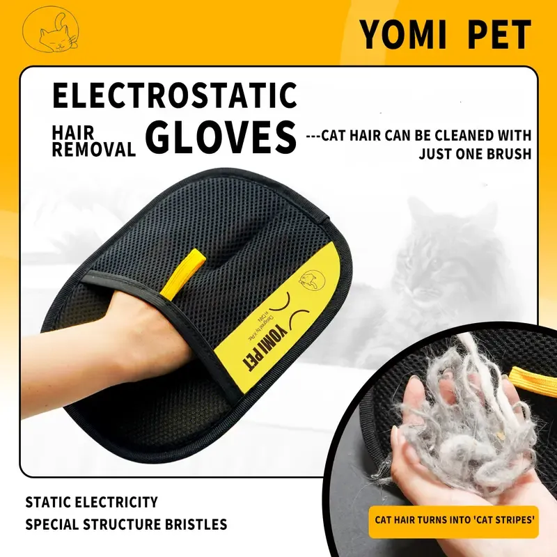 Pet Hair Remover Static Electricity Gloves