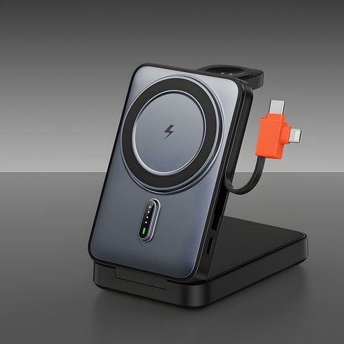 50 New foldable wireless charging power bank with large capacity