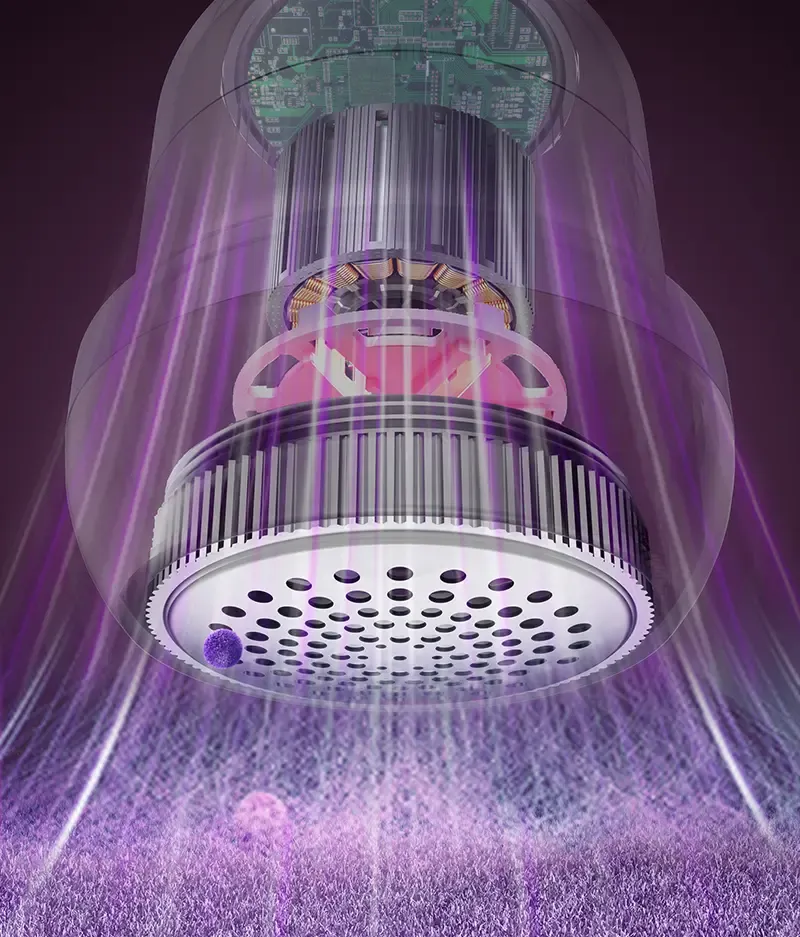 Rechargeable Fabric Shaver, includes 1 blade head, 3-speed settings, and LED display.