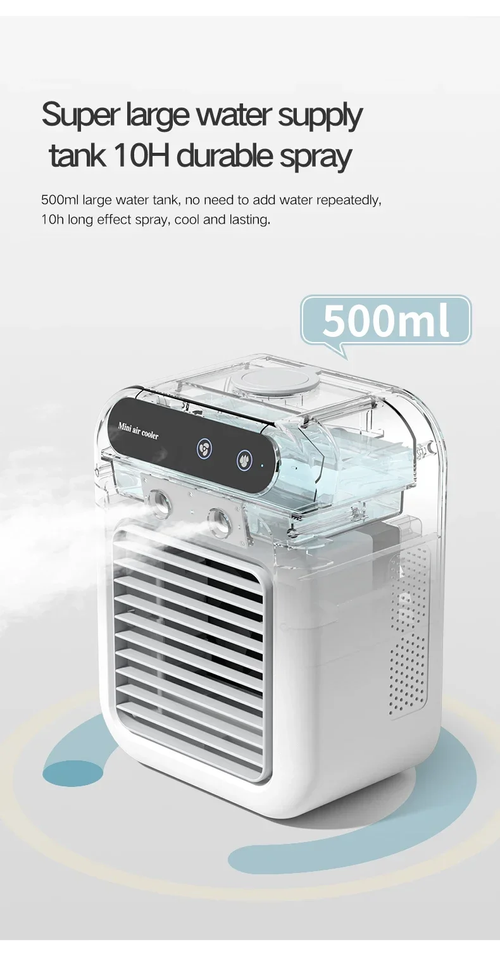 USB spray desktop small air conditioner fan