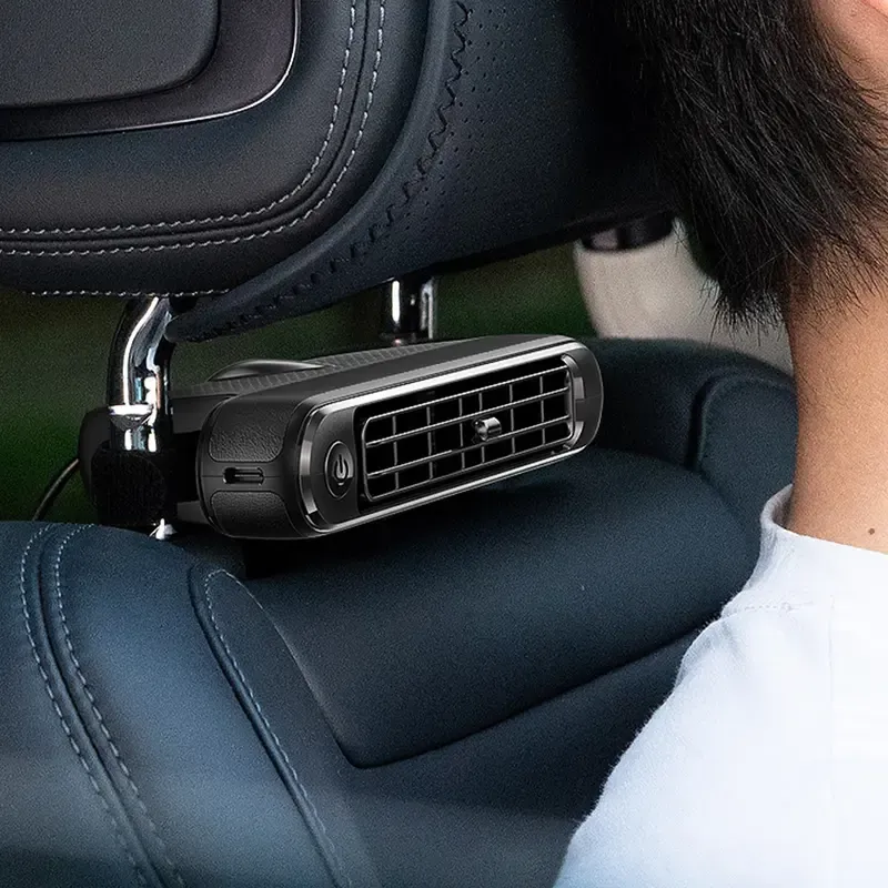 Car seat fan USB plug-in