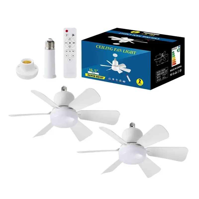 Ceiling fan light with remote control