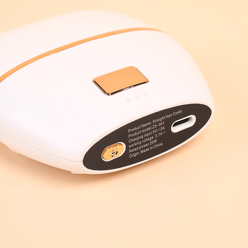 Portable Rechargeable Cordless Hair Straightening Brush — Gentle, Damage-Free Styling Comb