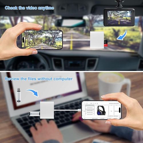 SD Card Reader OTG Adapter for iPhone