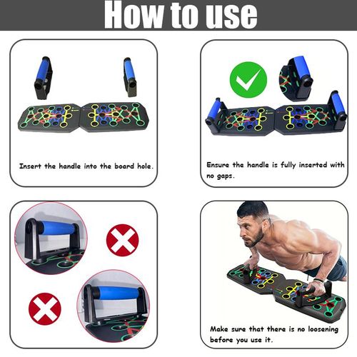 Push-up board, push-up board training set